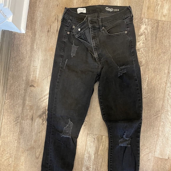 GAP 1969 denim ripped jeans - 28r - Picture 1 of 2